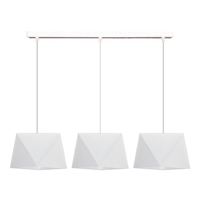 Candelabro num fio DIAMENT 3xE27/60W/230V branco
