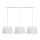 Candelabro num fio DIAMENT 3xE27/60W/230V branco