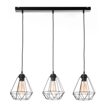 Candelabro num fio DIAMENT MINI 3xE27/60W/230V