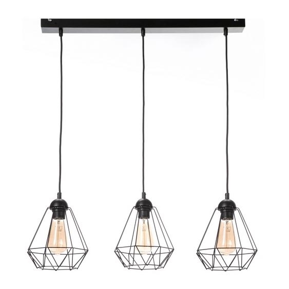Candelabro num fio DIAMENT MINI 3xE27/60W/230V