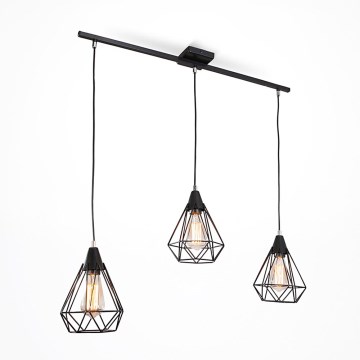 Candelabro num fio DIAMOND 3xE27/60W/230V 83 cm
