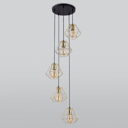 Candelabro num fio DIAMOND 5xE27/60W/230V