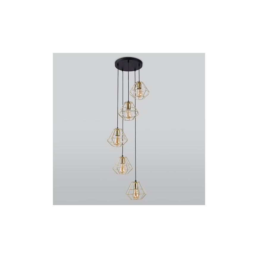 Candelabro num fio DIAMOND 5xE27/60W/230V