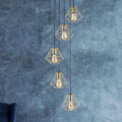 Candelabro num fio DIAMOND 5xE27/60W/230V