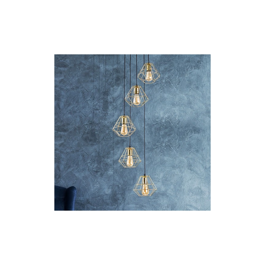 Candelabro num fio DIAMOND 5xE27/60W/230V