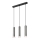 Candelabro num fio DIEGO 3xE27/60W/230V