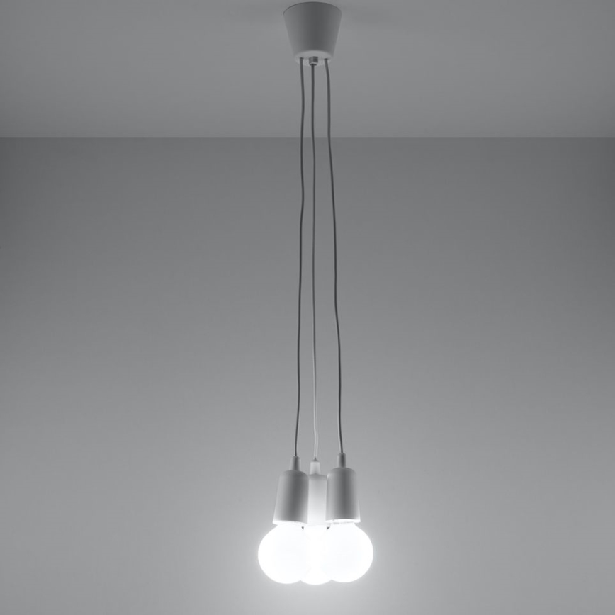 Candelabro num fio DIEGO 3xE27/60W/230V