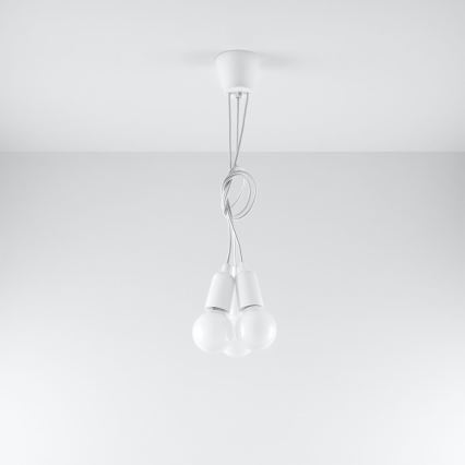 Candelabro num fio DIEGO 3xE27/60W/230V