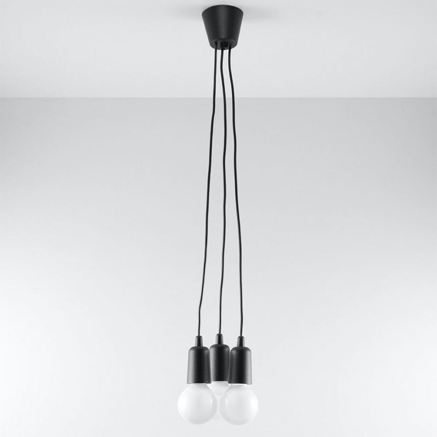 Candelabro num fio DIEGO 3xE27/60W/230V