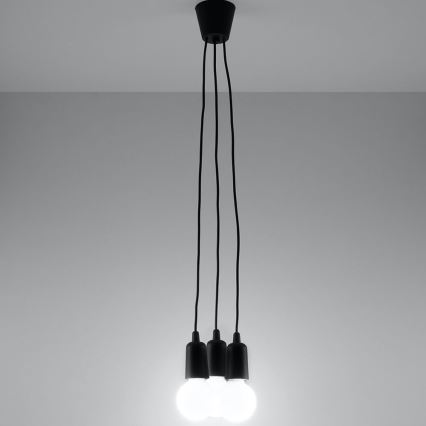 Candelabro num fio DIEGO 3xE27/60W/230V