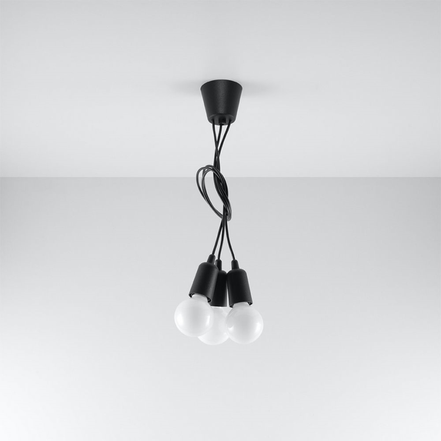 Candelabro num fio DIEGO 3xE27/60W/230V