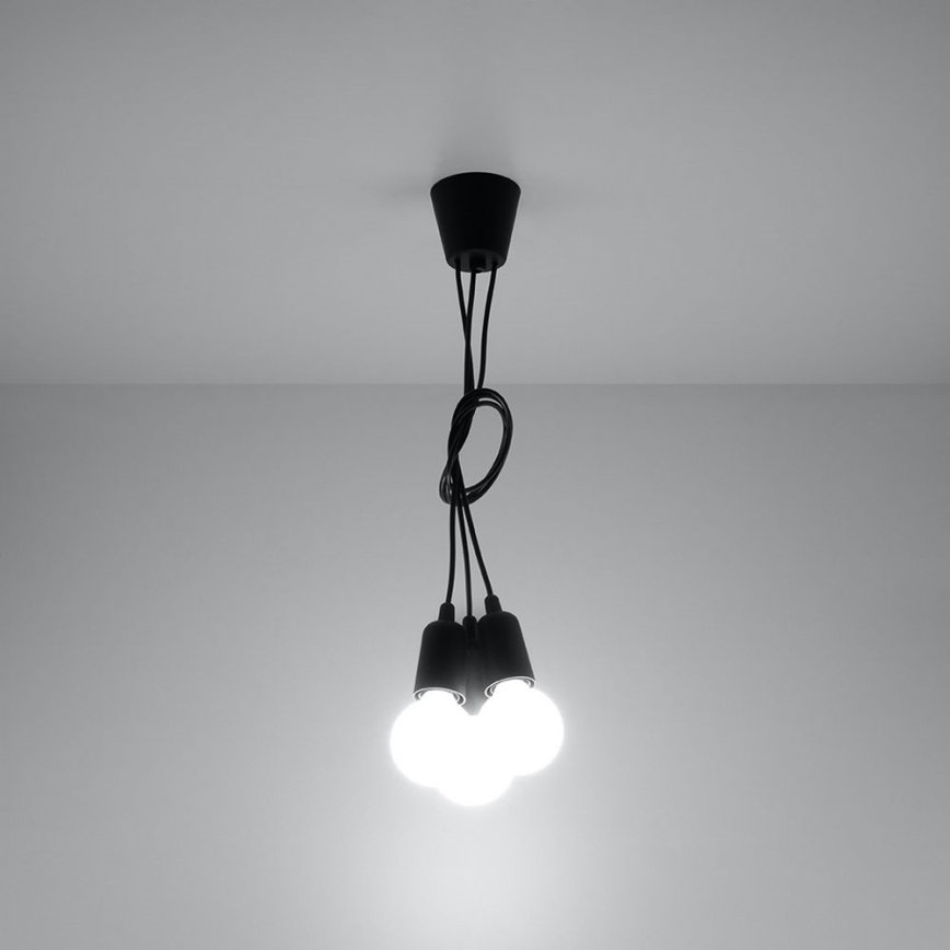 Candelabro num fio DIEGO 3xE27/60W/230V