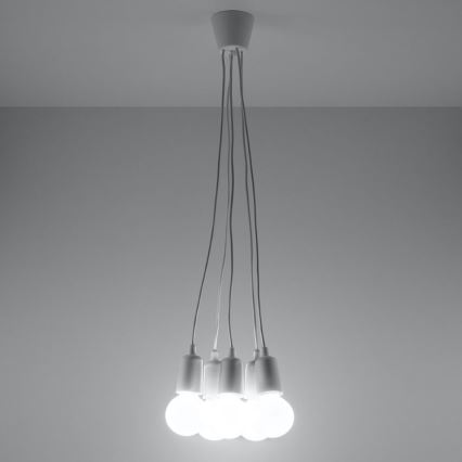 Candelabro num fio DIEGO 5xE27/60W/230V