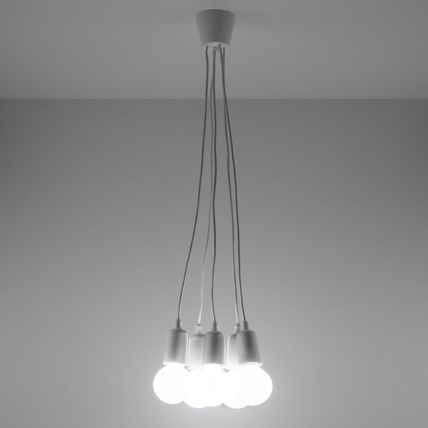 Candelabro num fio DIEGO 5xE27/60W/230V