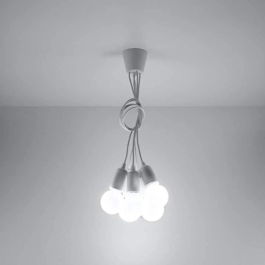 Candelabro num fio DIEGO 5xE27/60W/230V