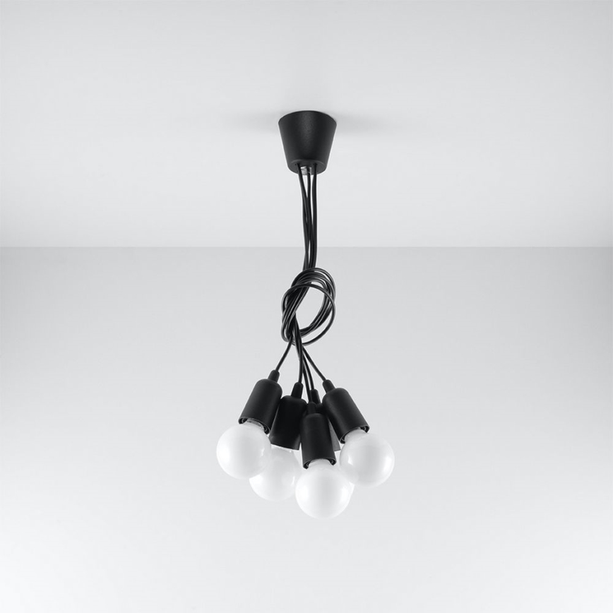 Candelabro num fio DIEGO 5xE27/60W/230V