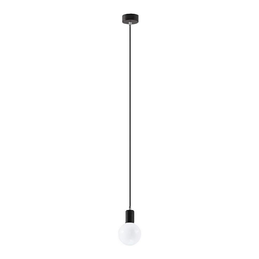 Candelabro num fio EDISON 1xE27/60W/230V preto antigo