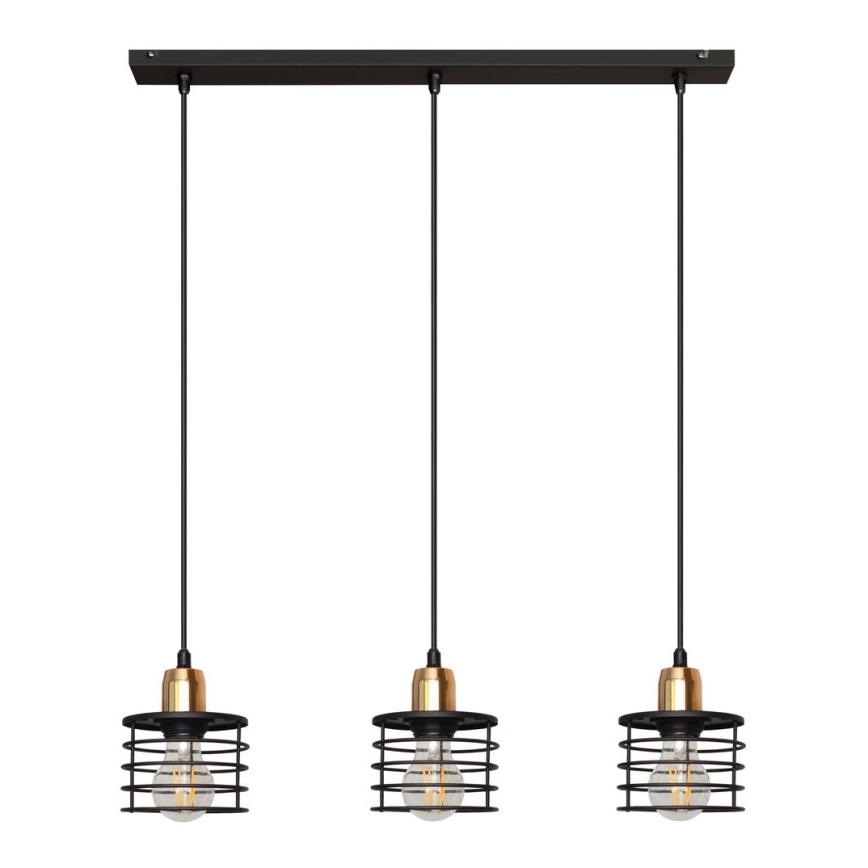 Candelabro num fio EDISON 3xE27/15W/230V