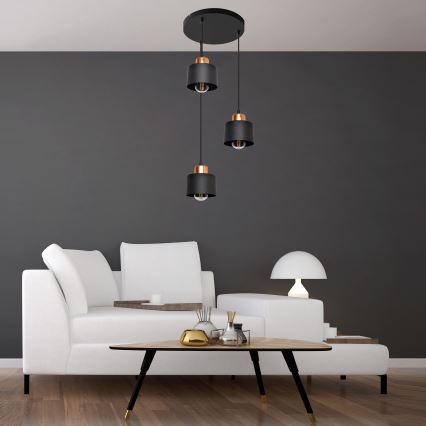Candelabro num fio EDISON 3xE27/15W/230V