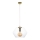 Candelabro num fio EVEL 1xE27/60W/230V dourado