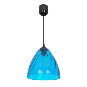 Candelabro num fio FLASH 1xE27/60W/230V AZUL