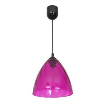 Candelabro num fio FLASH 1xE27/60W/230V rosa