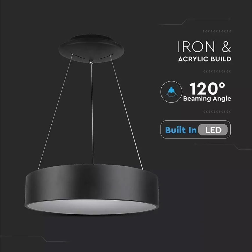 Candelabro num fio fosco LED 1xLED/30W/230V