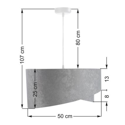 Candelabro num fio GALAXY 1xE27/60W/230V