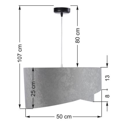 Candelabro num fio GALAXY 1xE27/60W/230V