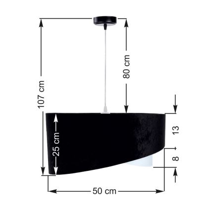 Candelabro num fio GALAXY 1xE27/60W/230V