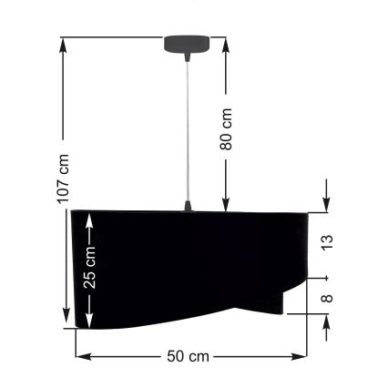 Candelabro num fio GALAXY 1xE27/60W/230V