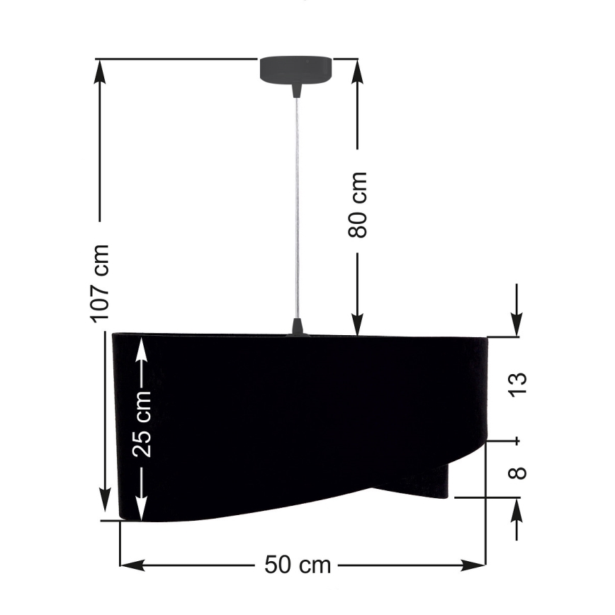 Candelabro num fio GALAXY 1xE27/60W/230V