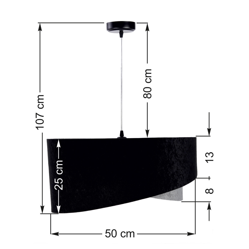 Candelabro num fio GALAXY 1xE27/60W/230V