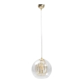 Candelabro num fio GLAMI 1xE27/60W/230V dourado