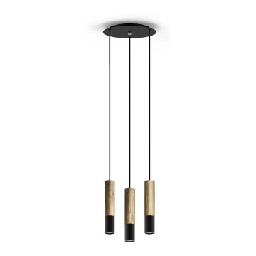 Candelabro num fio GLEIZ WOOD 3xGU10/35W/230V