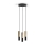 Candelabro num fio GLEIZ WOOD 3xGU10/35W/230V