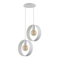 Candelabro num fio HAPPY 2xE27/60W/230V branco