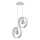 Candelabro num fio HAPPY 2xE27/60W/230V branco