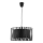 Candelabro num fio HARMONY BLACK 1xE27/60W/230V