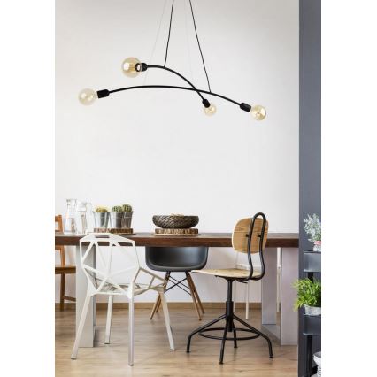 Candelabro num fio HELIX 4xE27/60W/230V