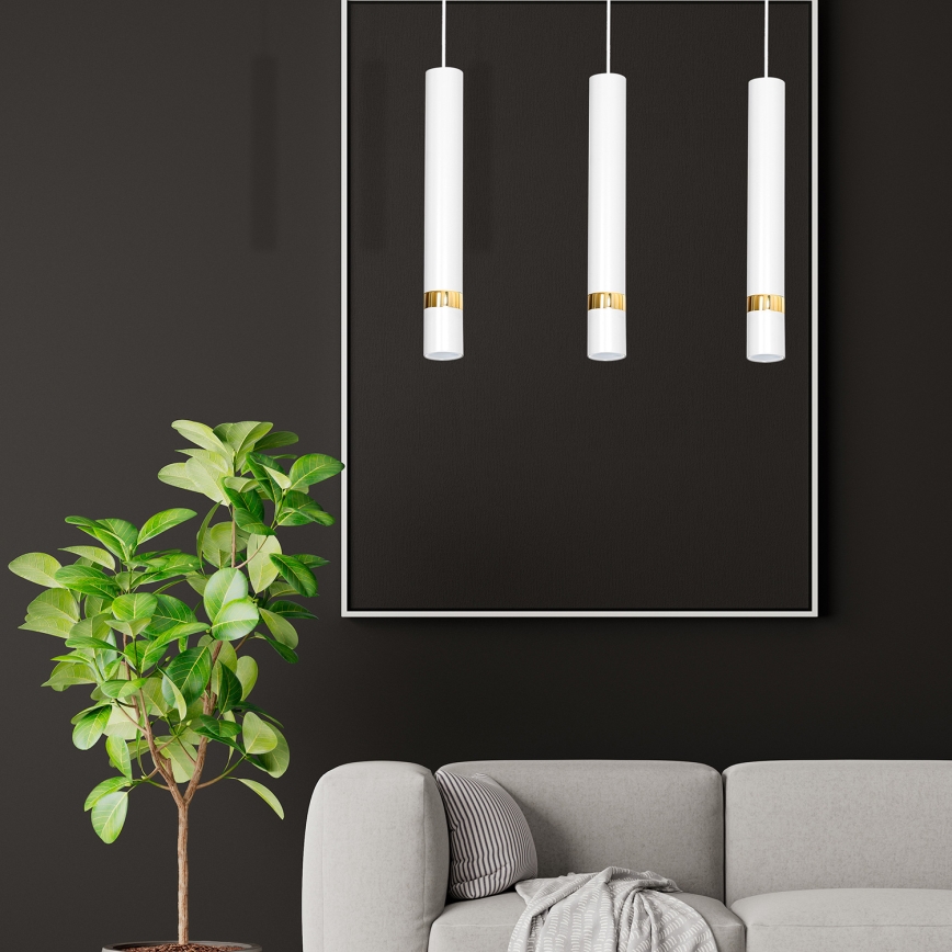 Candelabro num fio JOKER 3xGU10/25W/230V branco