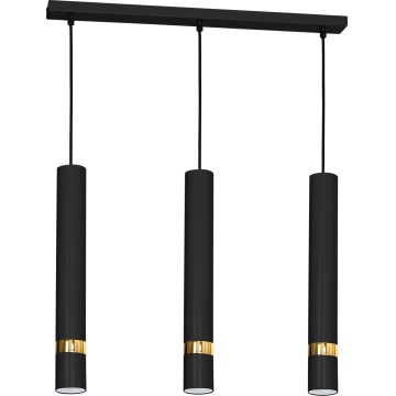 Candelabro num fio JOKER 3xGU10/25W/230V preto antigo