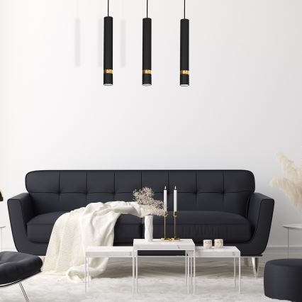 Candelabro num fio JOKER 3xGU10/25W/230V preto antigo