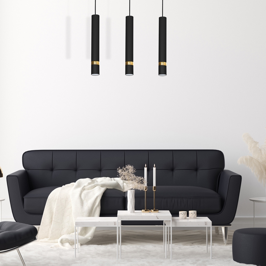 Candelabro num fio JOKER 3xGU10/25W/230V preto antigo