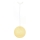 Candelabro num fio JUTE 1xE27/60W/230V amarelo