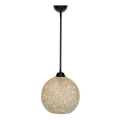 Candelabro num fio JUTE 1xE27/60W/230V bege