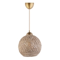 Candelabro num fio JUTE 1xE27/60W/230V bege