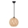 Candelabro num fio JUTE 1xE27/60W/230V bege
