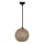 Candelabro num fio JUTE 1xE27/60W/230V castanho