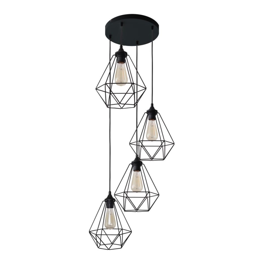Candelabro num fio KARO 4xE27/15W/230V